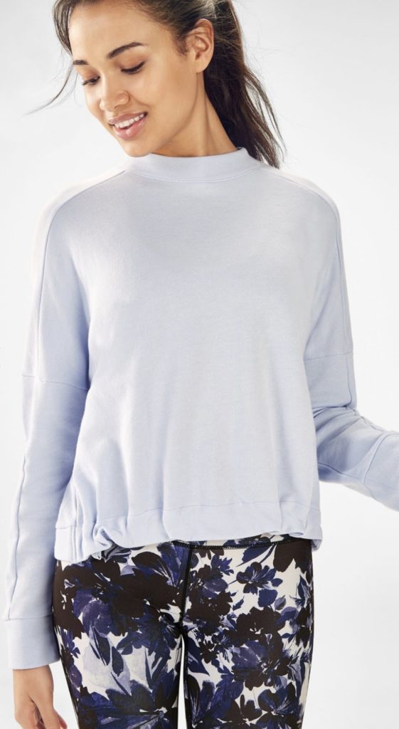 Selena Terry High-Low Pullover.