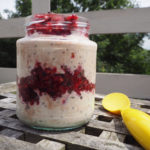 Berries and cream breakfast Jar