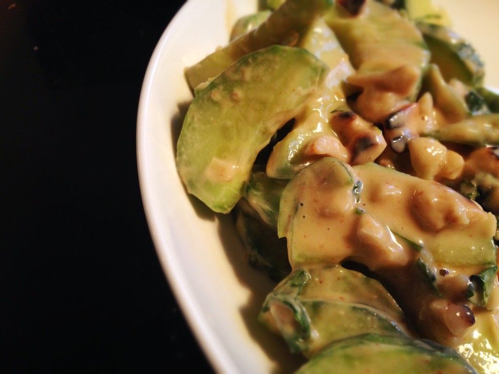 Asian Cucumber and Peanut Salad