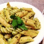 healthy pesto pasta