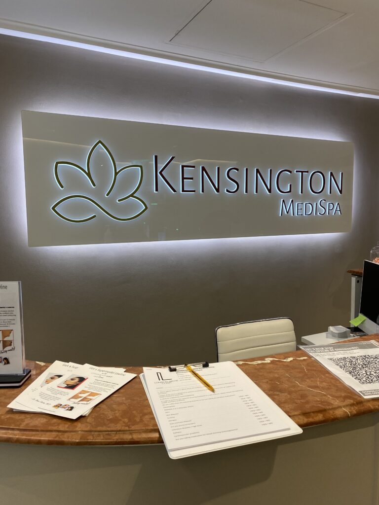 Kensington MediSpa reception 