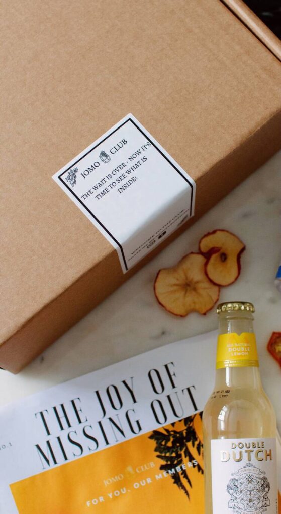 Jomo Club - non alcoholic subscription box