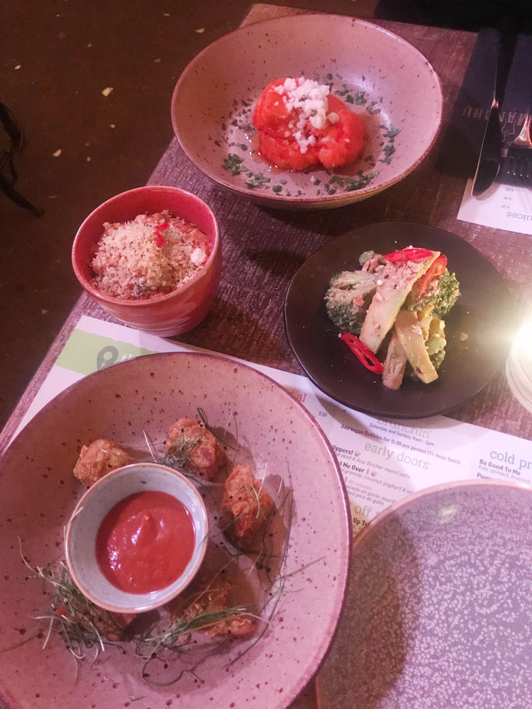 The Meet vegan pop up review in Clapham