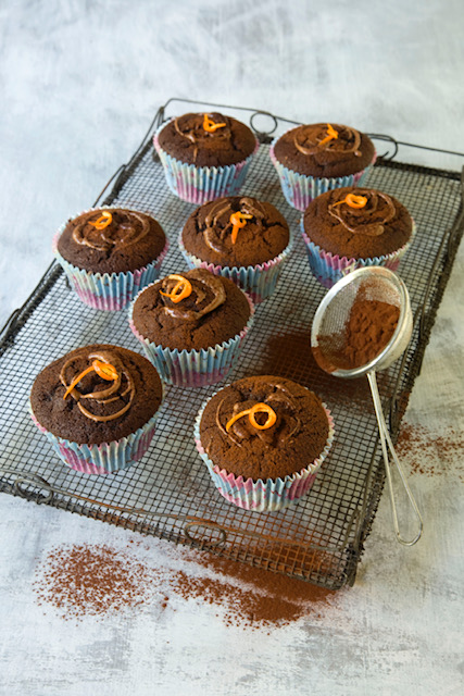 Vegan Chocolate Orange Cupcakes